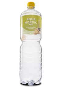 Aqua Nordic Zitronengras Ingwer 1500ml PET Flasche