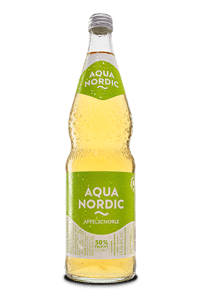 Aqua Nordic Apfelschorle 700ml GDB Glasflasche