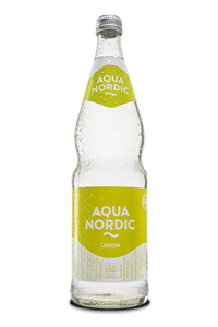 Aqua Nordic Lemon 700ml GDB Glasflasche