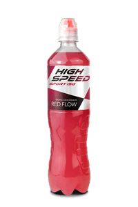 High Speed Red Flow 750ml PET Flasche