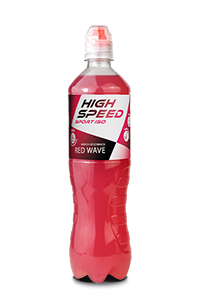 High Speed Red Wave750ml PET Flasche